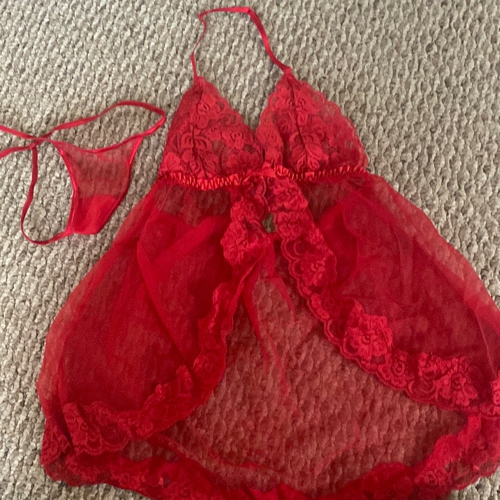 Red lingerie set XS/S